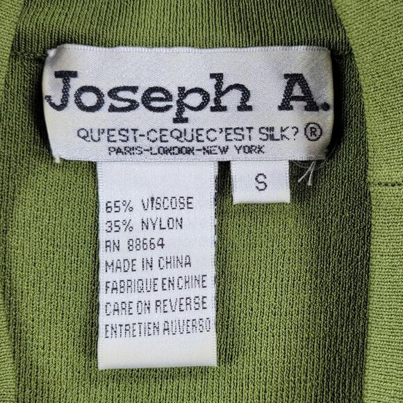 Joseph A Basic Shirt Womens S Green‎ Plain Stretch Fit Pullover Scoop Neck Layer - Picture 2 of 12